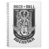 Gitarrenrock-Design Notizblock (Vorderseite)