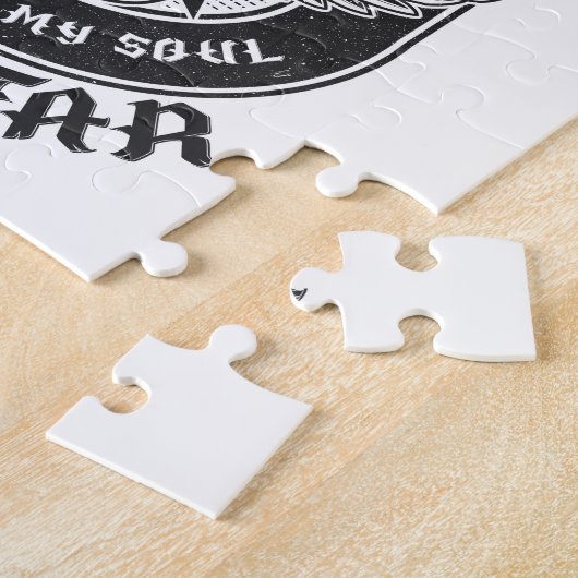 Gitarrenrock-Design Puzzle (Seite)