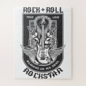 Gitarrenrock-Design Puzzle (Vertikal)