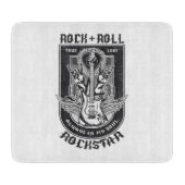 Gitarrenrock-Design Schneidebrett (Vorderseite)