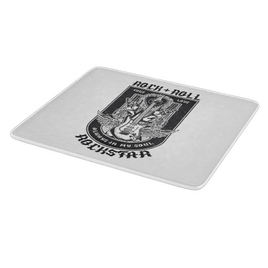 Gitarrenrock-Design Schneidebrett (Ecke)