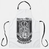 Gitarrenrock-Design Schürze (Vorderseite)