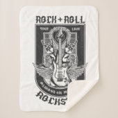 Gitarrenrock-Design Sherpadecke (Vorderseite)