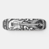 Gitarrenrock-Design Skateboard (Horizontal)
