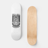 Gitarrenrock-Design Skateboard (Vorderseite)
