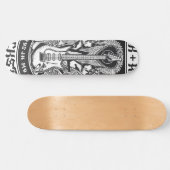 Gitarrenrock-Design Skateboard (Horizontal)