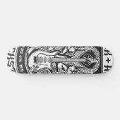 Gitarrenrock-Design Skateboard (Horizontal)
