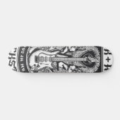 Gitarrenrock-Design Skateboard (Horizontal)