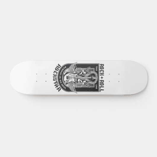 Gitarrenrock-Design Skateboard (Horizontal)
