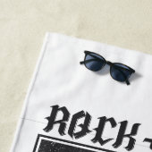 Gitarrenrock-Design Strandtuch (Beispiel)