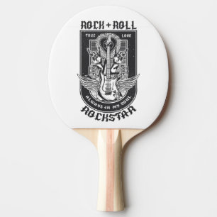 Gitarrenrock-Design Tischtennis Schläger