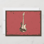 Gitarrenrock Geburtstagsfestival Einladung (Rückseite)