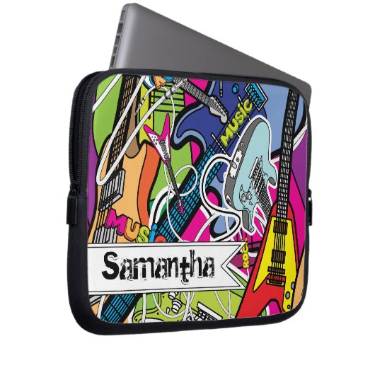 Gitarrenrock Music Star Grunge Schutzhülle Laptopschutzhülle (Vorne Rechts)