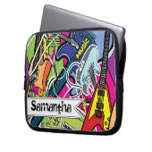 Gitarrenrock Music Star Grunge Schutzhülle Laptopschutzhülle (Vorderseite Links)