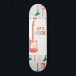Gitarrenrock und Roll Music Rockstar Skateboard<br><div class="desc">Mit einer funky E-Gitarre sind diese Skateboards für Kinder und Jugendliche geeignet. Rock On!</div>