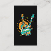 Gitarrenrockmusiker Gitarrist Visitenkarte (Vorderseite)