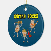 Gitarrenrocks Keramik Ornament (Links)