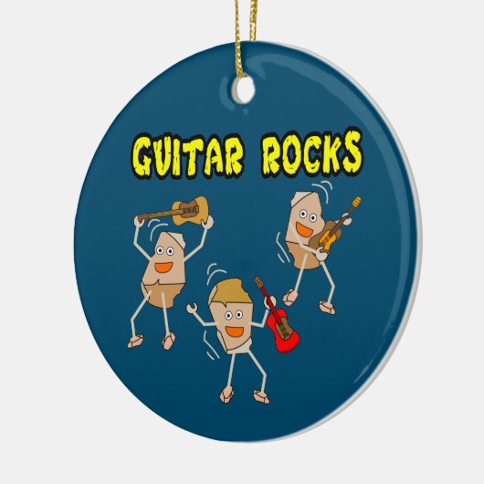 Gitarrenrocks Keramik Ornament (Links)