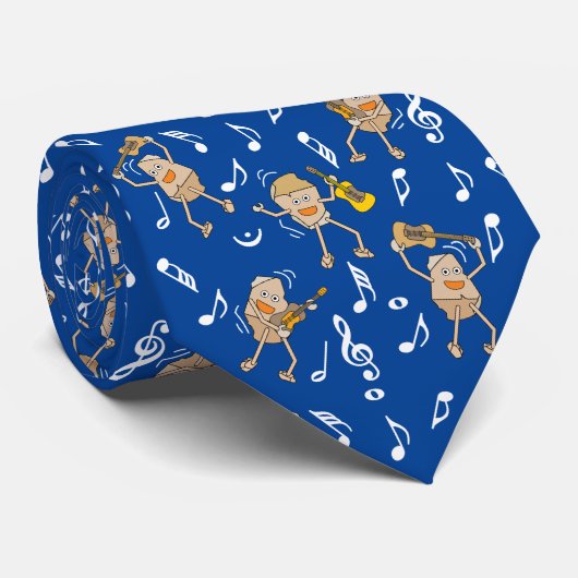 Gitarrenrocks Krawatte (Gerollt)