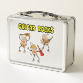 Gitarrenrocks Metall Brotdose (Rückseite)