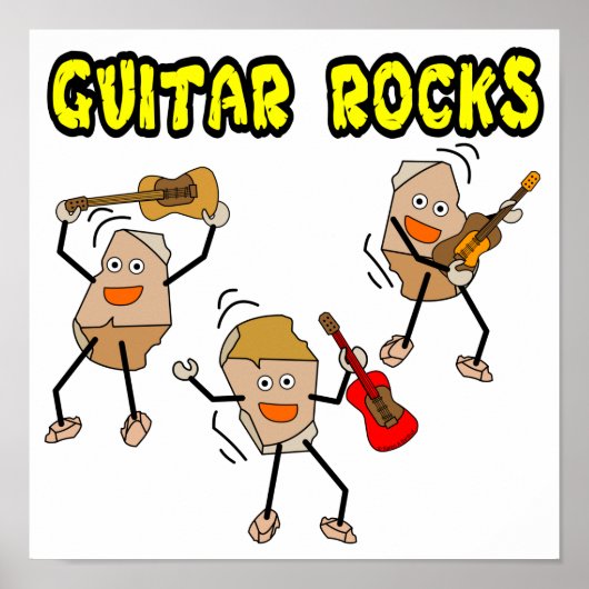 Gitarrenrocks Poster (Vorne)