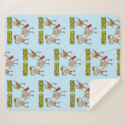 Gitarrenrocks Sherpadecke (Vorderseite (Horizontal))