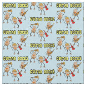 Gitarrenrocks Stoff (Nahaufnahme)
