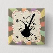 Gitarrenschaltfläche Button (Vorderseite)