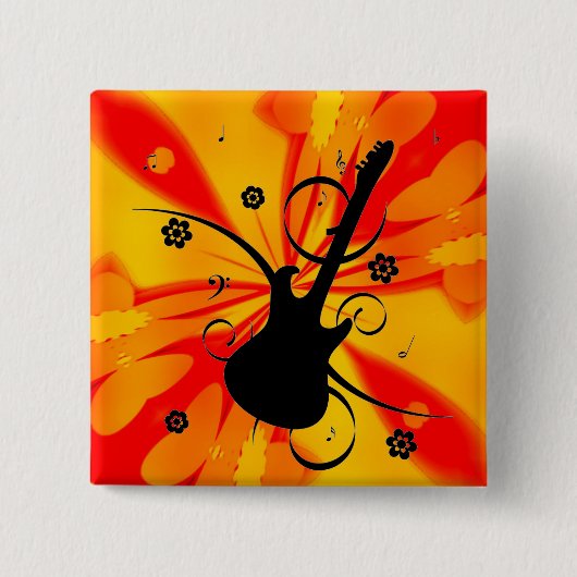 Gitarrenschaltfläche Button (Vorderseite)