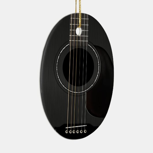 Gitarrenschmuck Black Keramikornament (Rechts)