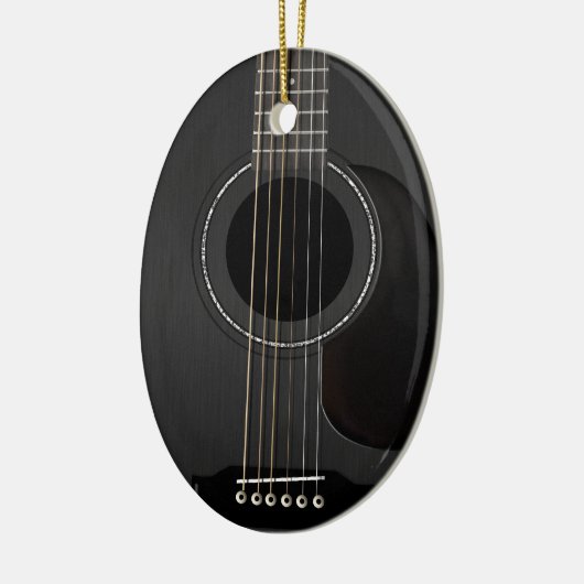 Gitarrenschmuck Black Keramikornament (Links)