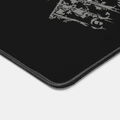 Gitarrenschreibmatte, Arbeitsbank matt Schreibtischunterlage (Ecke)