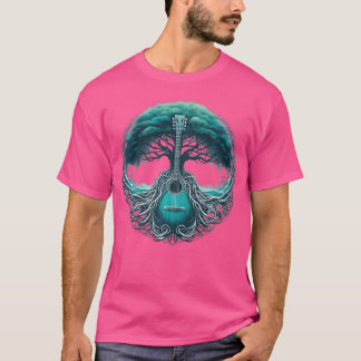 Gitarrensee Akustischer Gitarrenbaum am Guita-See T-Shirt