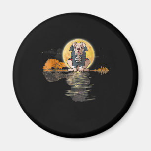 Gitarrensee Halloween Beängstigender englischer Bu Magnet