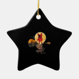 Gitarrensee Halloween Beängstigender französischer Keramik Ornament