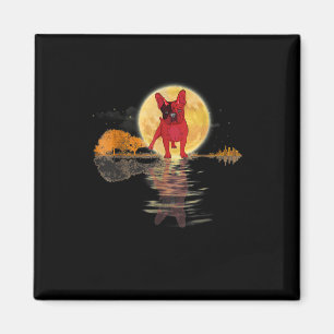 Gitarrensee Halloween Beängstigender französischer Magnet