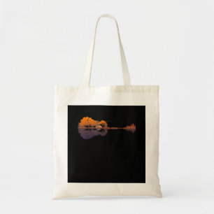 Gitarrensee Schatten Liebe Gitarre Geschenk Musikl Tragetasche