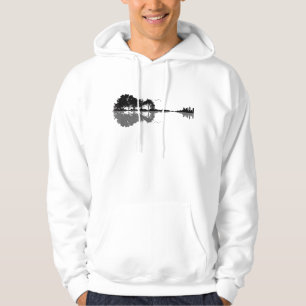 Gitarrensee Shadow Liebe Gitarre - Musikfans Hoodie