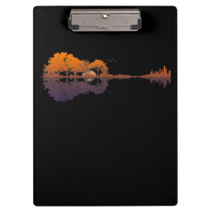 Gitarrensee Shadow Liebe Gitarre - Musikfans Klemmbrett
