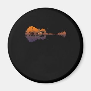 Gitarrensee Shadow Liebe Gitarre - Musikfans Magnet