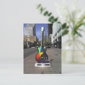 Gitarrenserie Postkarte (Stehend Vorderseite)