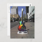 Gitarrenserie Postkarte (Vorne/Hinten)