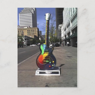 Gitarrenserie Postkarte