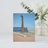 Gitarrenskulptur, Blackpool Postkarte (Stehend Vorderseite)