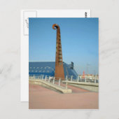 Gitarrenskulptur, Blackpool Postkarte (Vorne/Hinten)