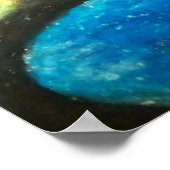 Gitarrenspieler Blues Player Poster (Ecke)