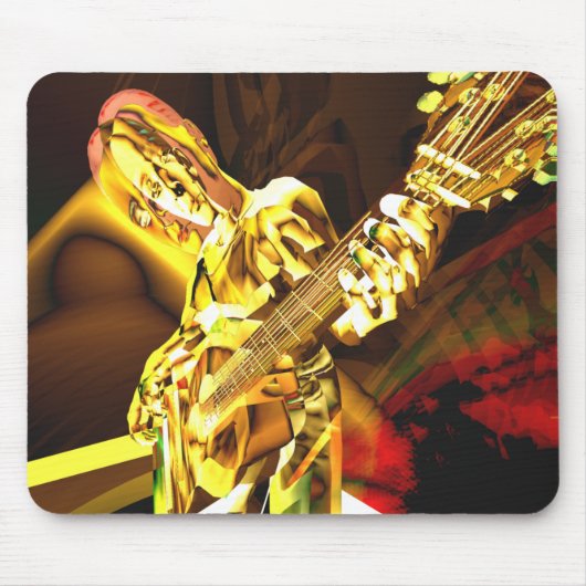 Gitarrenspieler FX Mousepad (Vorne)