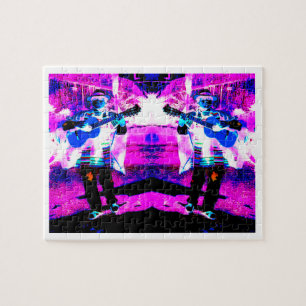 Gitarrenspieler Kunst Puzzle