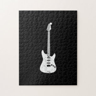Gitarrenspieler Med Gitarrist Musiker Puzzle
