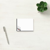 Gitarrenspieler Musikermusik Musik Post-it Notes Klebezettel (Büro)